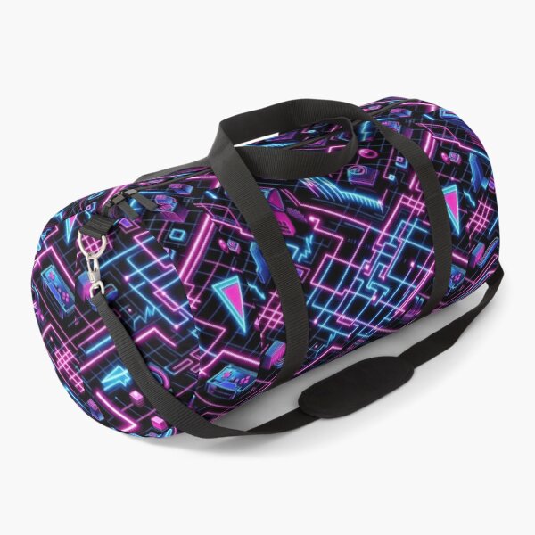 Item preview, neon Graphics Lines pattern 90s arcade,Vintage Posters,vintage 90s designed and sold by Expressions-Sel.
