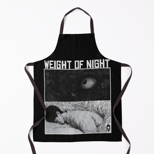 Item preview, The Weight of Night - black and white horror manga anime designed and sold by ForsakenFrames.