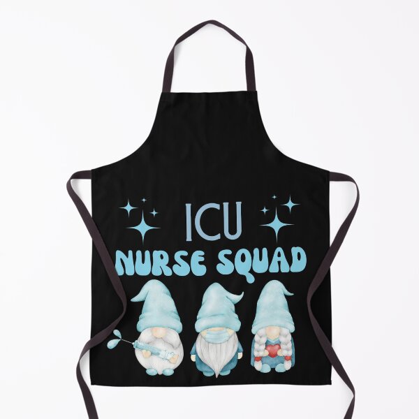 Item preview, Intensive Care Nurse, ICU  Nurse, Nurse Squad, Funny Christmas Blue Nurse Elf Troll Gnome designed and sold by KolorellaS.