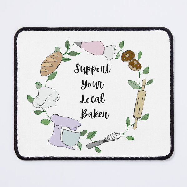 Item preview, Support Your Local Baker designed and sold by Sweet-Stitches.