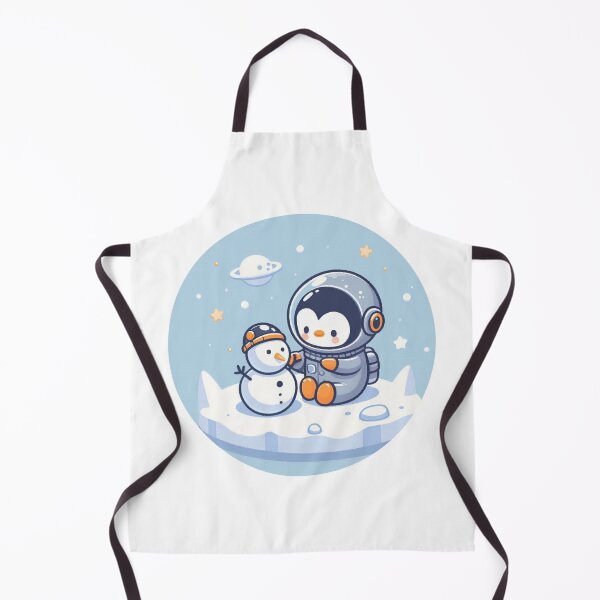 Item preview, Penguin and Snowman in Space designed and sold by ActRightToday.