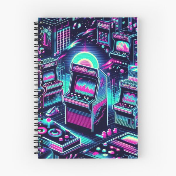 Item preview, neon Retro Game Machine pattern 90s arcade,Vintage Posters,vintage 90s designed and sold by Expressions-Sel.