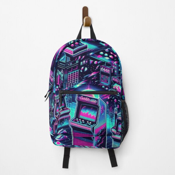 Item preview, neon Retro Game Machine pattern 90s arcade,Vintage Posters,vintage 90s designed and sold by Expressions-Sel.