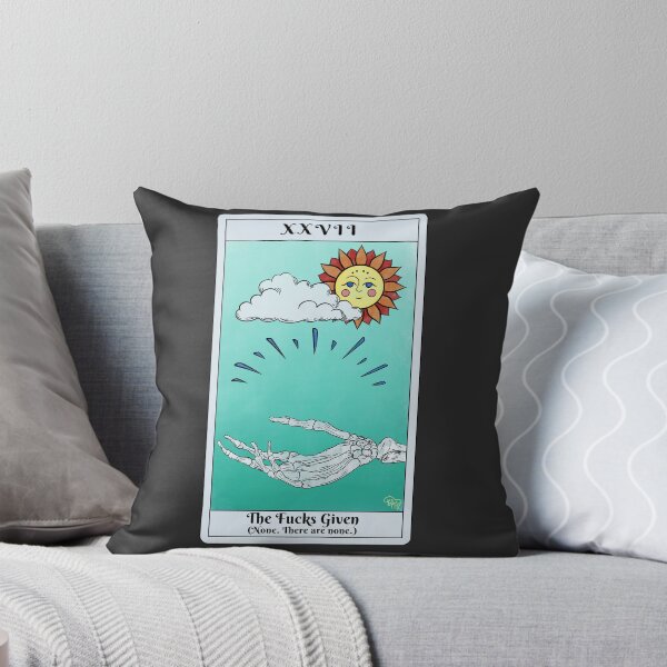 Item preview, The Fucks Given (None. There are none.) Tarot Card designed and sold by Marguerite Artistry.