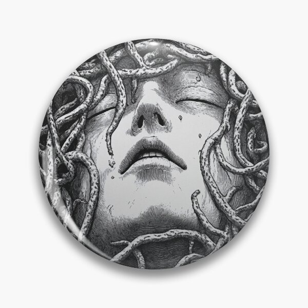 Item preview, Rooted in Darkness - black and white horror manga anime girl designed and sold by ForsakenFrames.