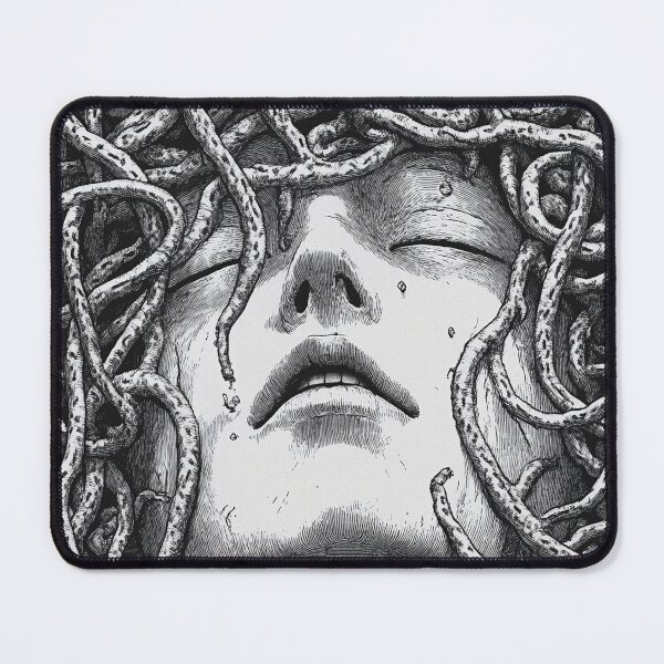 Item preview, Rooted in Darkness - black and white horror manga anime girl designed and sold by ForsakenFrames.