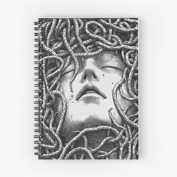 Item preview, Rooted in Darkness - black and white horror manga anime girl designed and sold by ForsakenFrames.