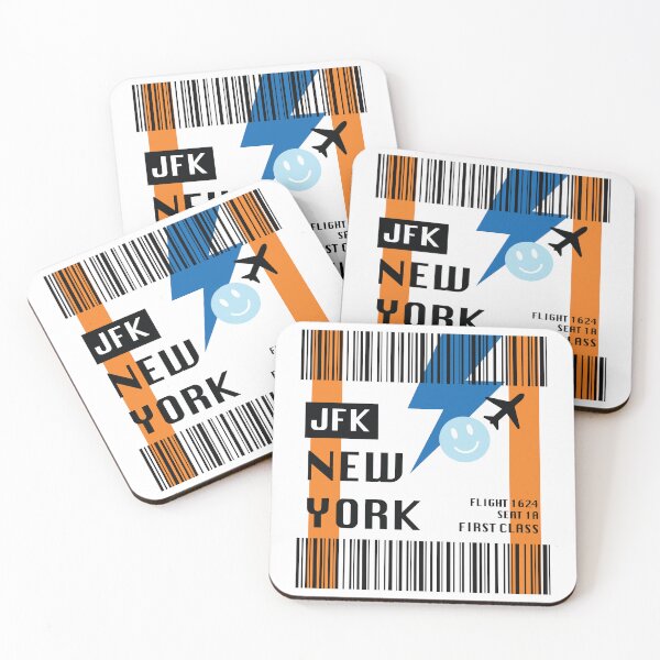 Item preview, NYC Plane Ticket designed and sold by gabbyyhorne.