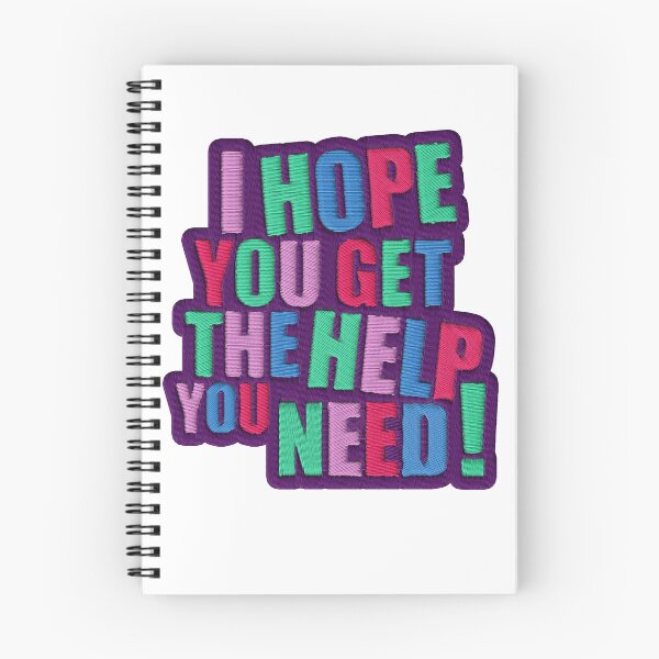Item preview, Embroidery patch effect. I HOPE YOU GET THE HELP YOU NEED! designed and sold by ArtisanGroove.