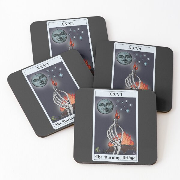 Item preview, The Burning Bridge Tarot Card designed and sold by Marguerite Artistry.