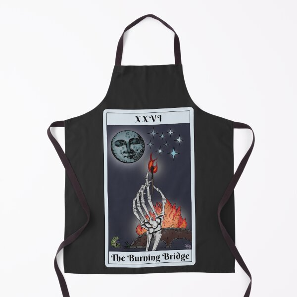 Item preview, The Burning Bridge Tarot Card designed and sold by Marguerite Artistry.