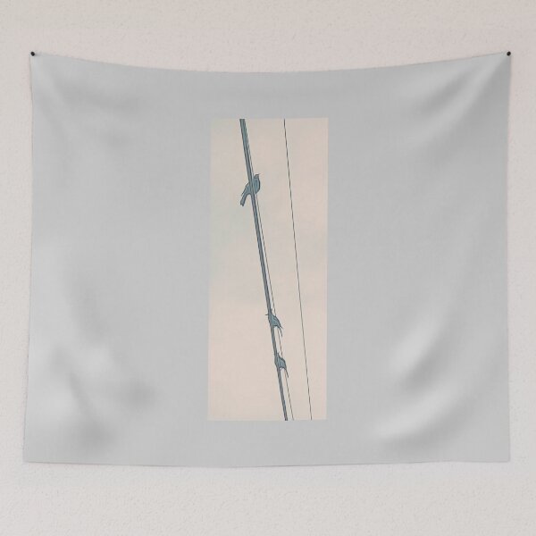 Item preview, Blue Jays on a Telephone Line by ElitebyElise designed and sold by ElitebyElise.