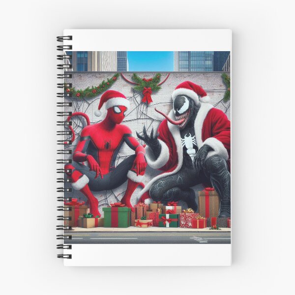 Item preview, spider and venom bring gifts for happy christmas designed and sold by manishmagic.