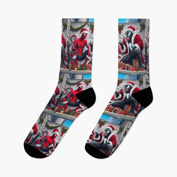 Item preview, spider and venom bring gifts for happy christmas designed and sold by manishmagic.