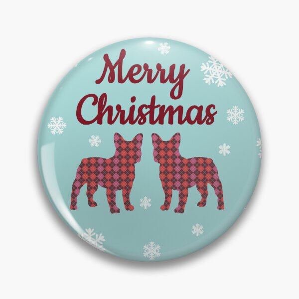 Item preview, Merry Christmas Frenchies designed and sold by Ana Gorozpe.