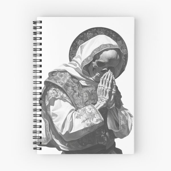 Item preview, "Skeleton in Holy Prayer Hands" designed and sold by Kunst-Shirt.