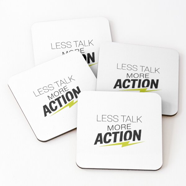 Item preview, Less talk, more action designed and sold by BugiDesignArt.