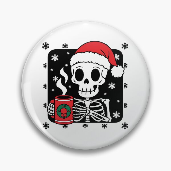 Item preview, Christmas Skeleton Drinking Coffee designed and sold by SRXTees.