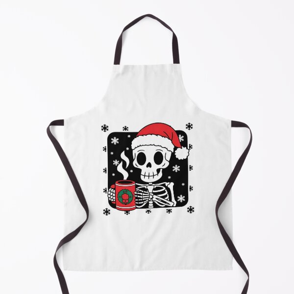 Item preview, Christmas Skeleton Drinking Coffee designed and sold by SRXTees.