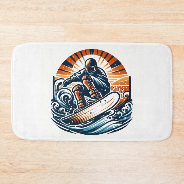 Item preview, surfing wave in ocean enjoying holidays designed and sold by vectorillus.