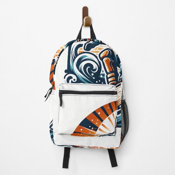 Item preview, surfing wave in ocean enjoying holidays designed and sold by vectorillus.