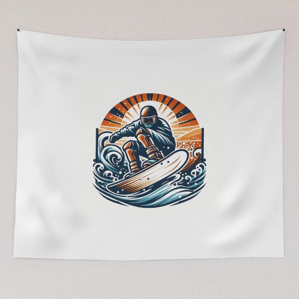 Item preview, surfing wave in ocean enjoying holidays designed and sold by vectorillus.