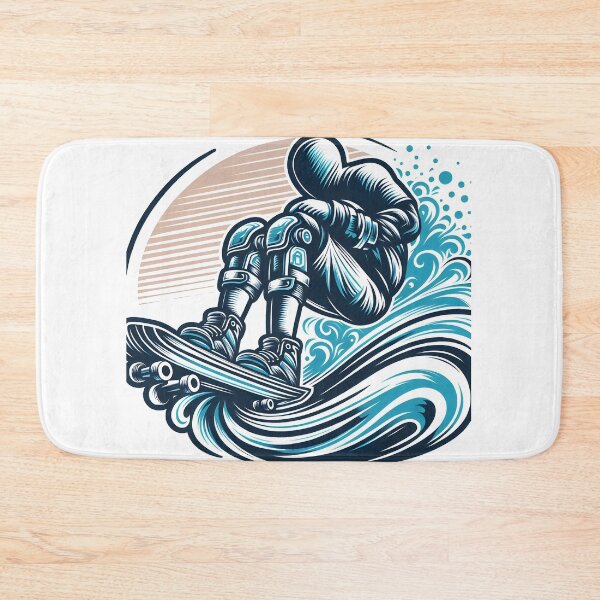 Item preview, surfing wave in ocean enjoying holidays designed and sold by vectorillus.
