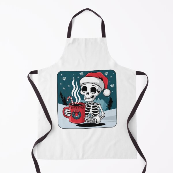 Item preview, Christmas Skeleton Drinking Coffee designed and sold by SRXTees.