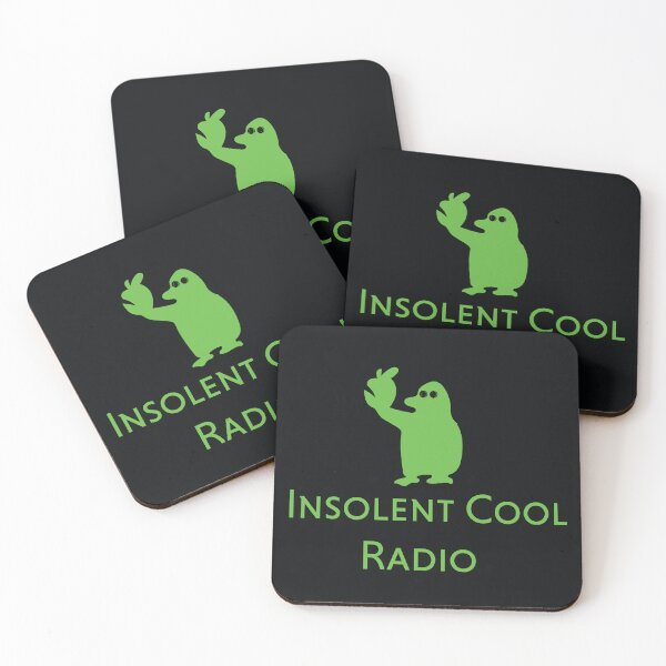Item preview, Insolent Cool Radio Text Logo in Black designed and sold by InsolentCool.