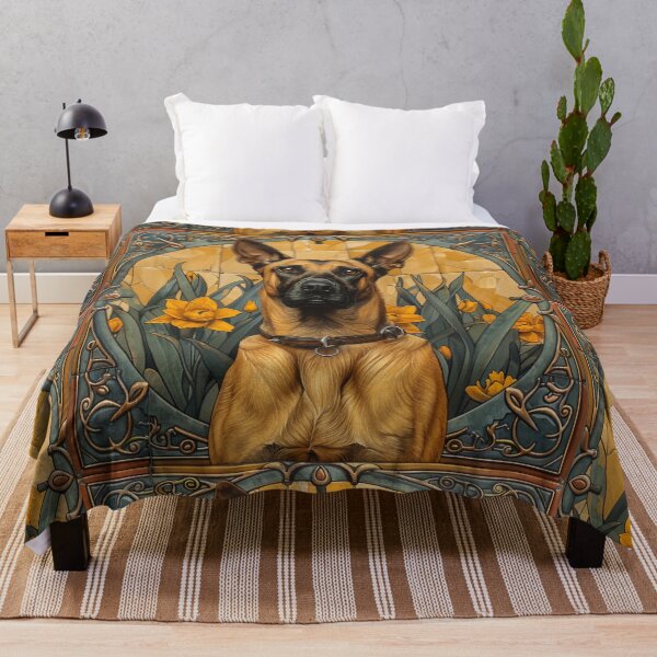 Item preview, Art nouveau Belgian Malinois designed and sold by MendaciousMina.