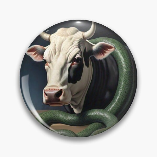 Item preview, A snake and a cow designed and sold by vwcallais.