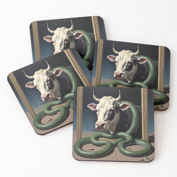 Item preview, A snake and a cow designed and sold by vwcallais.