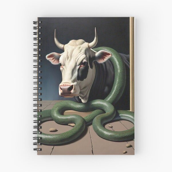 Item preview, A snake and a cow designed and sold by vwcallais.