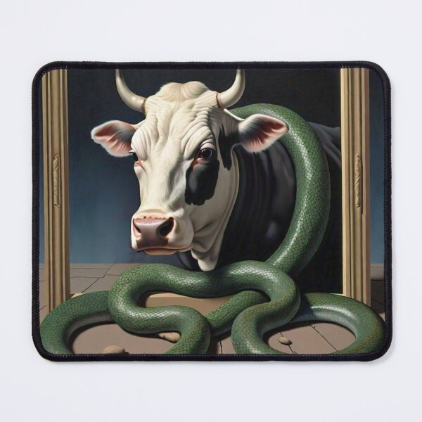 Item preview, A snake and a cow designed and sold by vwcallais.