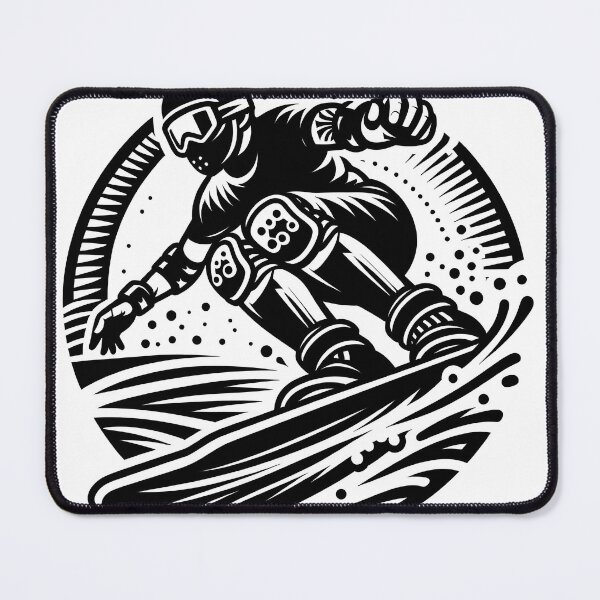 Item preview, surfing wave in ocean enjoying holidays designed and sold by vectorillus.