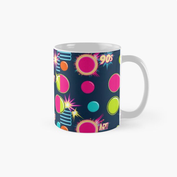 Item preview, neon Retro Colored circles pattern 90s arcade,Vintage Posters,vintage 90s designed and sold by Expressions-Sel.