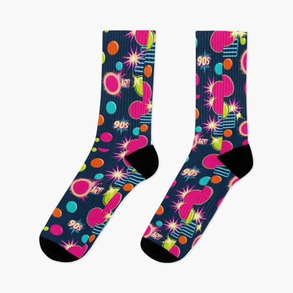 Item preview, neon Retro Colored circles pattern 90s arcade,Vintage Posters,vintage 90s designed and sold by Expressions-Sel.