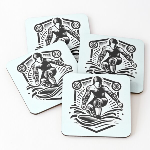 Item preview, surfing wave in ocean enjoying holidays designed and sold by vectorillus.