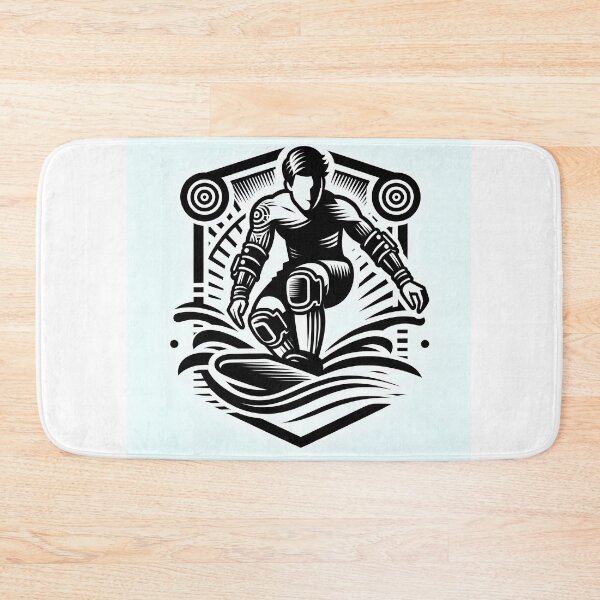 Item preview, surfing wave in ocean enjoying holidays designed and sold by vectorillus.