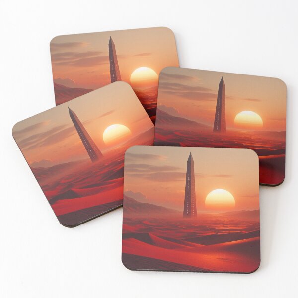 Item preview, Obelisk Tower with Setting Sun 2 designed and sold by Phantom Image Designs.