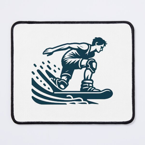 Item preview, surfing wave in ocean enjoying holidays designed and sold by vectorillus.