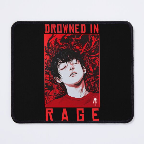 Item preview, Drowned in Rage – Horror manga anime designed and sold by ForsakenFrames.
