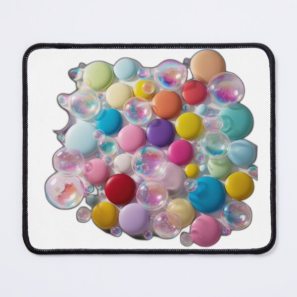 Item preview, bubble mosaic designed and sold by blackwhiteblue.