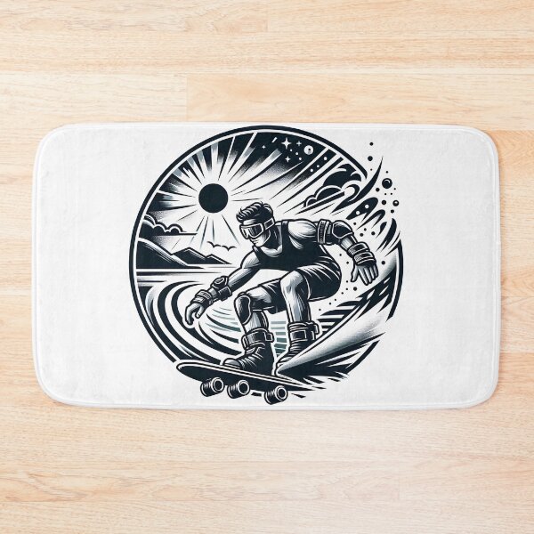 Item preview, surfing wave in ocean enjoying holidays designed and sold by vectorillus.