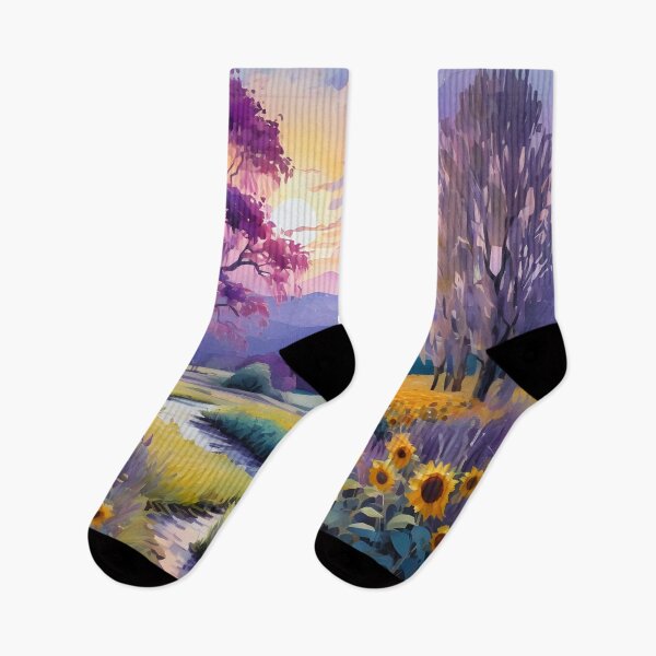 Item preview, Sunny Sunflower Valley designed and sold by Paw's Arts.