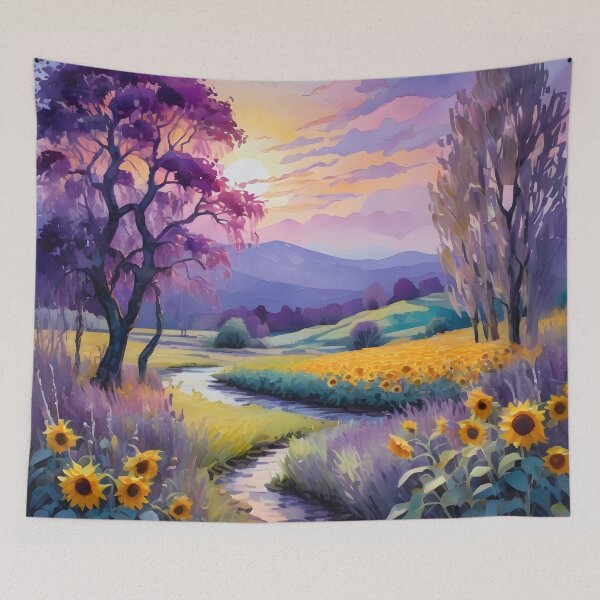 Item preview, Sunny Sunflower Valley designed and sold by Paw's Arts.
