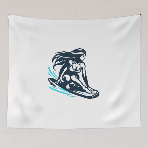 Item preview, surfing wave in ocean enjoying holidays designed and sold by vectorillus.