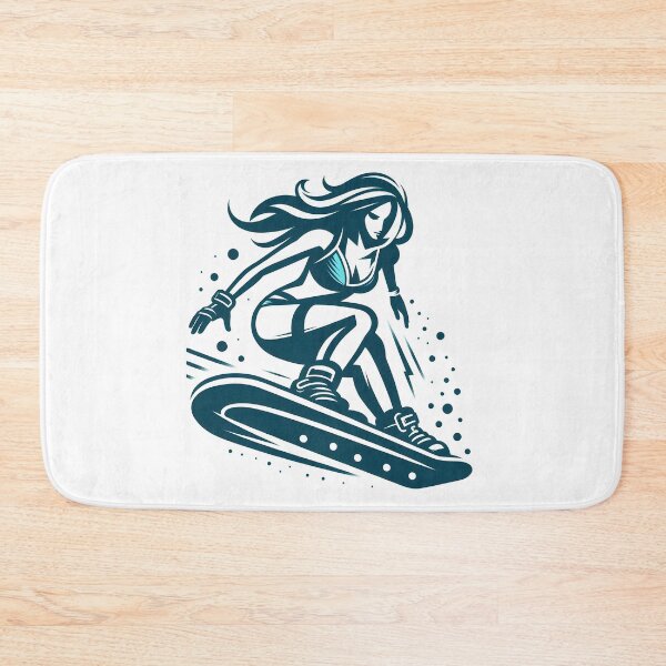 Item preview, surfing wave in ocean enjoying holidays designed and sold by vectorillus.