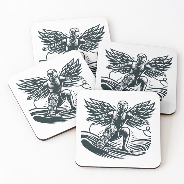 Item preview, surfing wave in ocean enjoying holidays designed and sold by vectorillus.