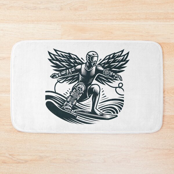 Item preview, surfing wave in ocean enjoying holidays designed and sold by vectorillus.